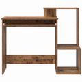 vidaXL Stôl Staré drevo 106 x 41 x 88.5 cm Kompozitné drevo