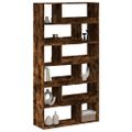 vidaXL Deliaca stena dymový dub 100x33x187,5 cm kompozitné drevo