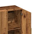 vidaXL Komoda staré drevo 90x34x80 cm kompozitné drevo