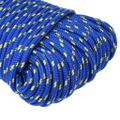 vidaXL Lodné lano modré 5 mm 50 m polypropylén