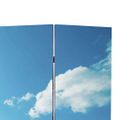 vidaXL Skladací paraván 217x170 cm potlač pláže