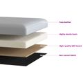 vidaXL Skladacia úložná lavička Biela 180 kg 80 L 77 x 38 x 38 cm PVC