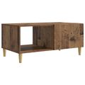 vidaXL Konferenčný stolík Staré drevo 90 x 50 x 40 cm Kompozitné drevo