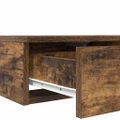 vidaXL Zásuvky pod posteľ so zásuvkou Dymová dub 140 x 36,5 x 16,5 cm