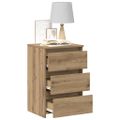 vidaXL Nočné skrinky 2 ks Dub Artisan 40x35x62,5 cm Drevo