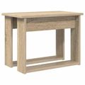 vidaXL Súprava na kávový stolík 2 ks Sonoma dub 50 x 52 x 42 cm