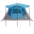 vidaXL Rodinný stan Modrá 305 x 275 x 190 cm Polyester a oceľ
