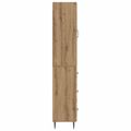 vidaXL Sada skríň 2 ks 33 x 34,5 x 90 cm Kompozitné drevo Dub artisan