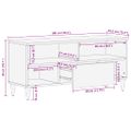 VidaXL TV skrinka 100x33,5x46 cm Masívne drevo Mango