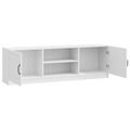 vidaXL TV skrinka Biela s vysokým leskom 150 x 31 x 47 cm