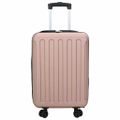 vidaXL Kufor so zámkom ružovozlatá 34 x 23 x 55.5 cm ABS plast