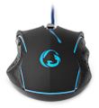 NEDIS herní myš GMWD210BK/ drátová/ optická/ podsvícená/ 3600dpi/ 6tlačítková/ USB/ černá Myš, herní, drátová, optická, barevné podsvícení, 3600DPI, 6 tlacítek, USB, cerná