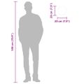 vidaXL Nástenné zrkadlo strieborné Ø 20 cm okrúhle