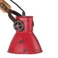 vidaXL Nástenná lampa 25 W šmuhovaná červená 96x15x20 cm E27