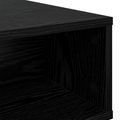 vidaXL Konferenčný stolík Čierny dub 100 x 46 x 35 cm Kompozitné drevo