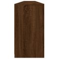vidaXL Komoda s LED svetlami hnedý dub 283x37x67 cm
