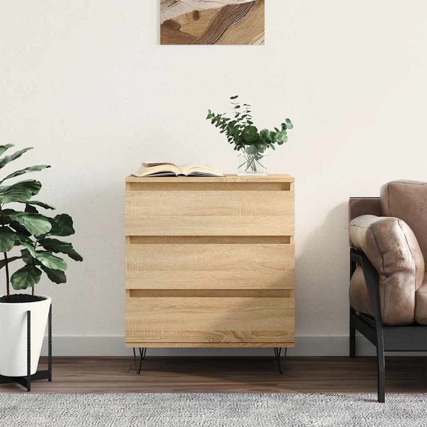 vidaXL Komoda dub sonoma 60x35x70 cm spracované drevo