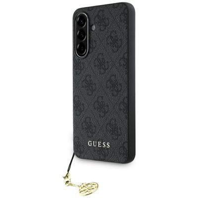 Guess HC PU 4G Charm puzdro pre Samsung Galaxy A56 Čierna