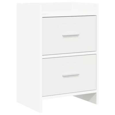 vidaXL Nočné stolíky Biela 40 x 30 x 60 cm Kompozitné drevo