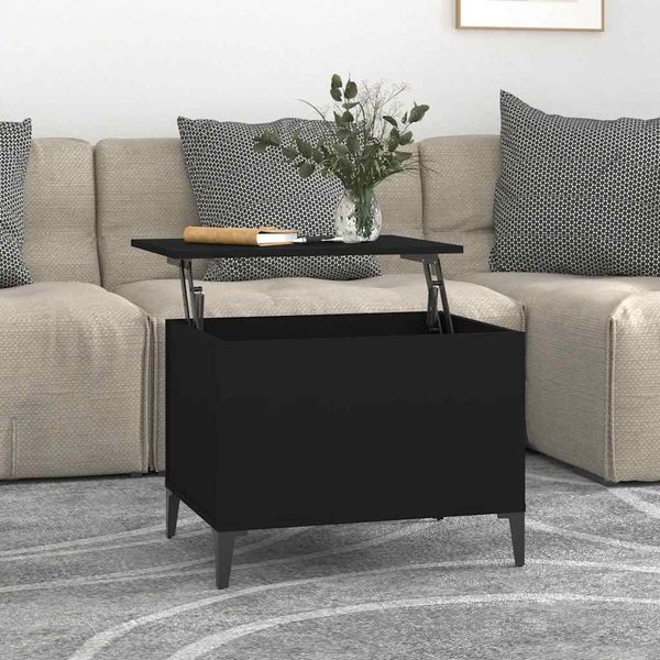 vidaXL Konferenčný stolík čierny 60x44,5x45 cm spracované drevo