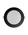 Q-52M LED panel 12W 1200lm 4000K čierny - kruhový vstavaný Qtec