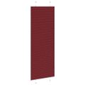 vidaXL Plisovaná roleta bordová červená 70x200 cm šírka látky 69,4 cm polyester