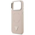 Puzdro Guess Case Triangle Logo Magsafe pre iPhone 17 Pro Max ružové