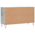 vidaXL Botník betónovo sivý 102x36x60 cm spracované drevo