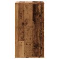 vidaXL Rohová komoda so zásuvkami staré drevo 60x41x76cm kompoz. drevo