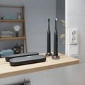 TESLA Toothbrush TS400 Brush Heads Black - 4x náhradná hlavica pre sonickú zubnú kefku