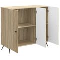 vidaXL Servírovacia skriňa Dub sonoma 89 x 34,5 x 80 cm