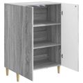 vidaXL Servírovacia skriňa Sivá sonoma 66 x 34,5 x 90 cm