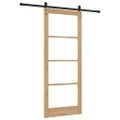 vidaXL Posuvné dvere Prírodná 86 x 211 cm