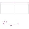 vidaXL Tesnenie garážových dverí Čierna 52 x 2 mm 4 m PVC