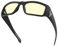 GUNNAR kancelářske/herní brýle OVERWATCH REAPER/Black ash  * jantarová  skla  * BLF 65 *GUNNAR focus Brýle, kancelárské, herní, cerné obroucky, jantarová skla