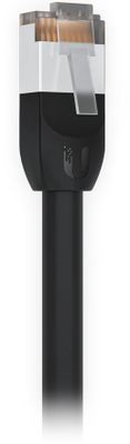 UBNT UACC-Cable-Patch-Outdoor-2M-BK, Venkovný UniFi patch kábel, 2 m, Cat5e, čierny