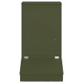 vidaXL Feeder pre prasatá Olivová zelená 55 x 51 x 91,5 cm 20 kg