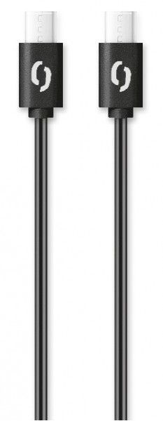 ALIGATOR Dátový kábel POWER 3A, USB-C/USB-C, čierny