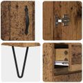 vidaXL Highboard 2 ks Staré drevo 69,5 x 34 x 180 cm Kompozitné drevo