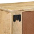 vidaXL TV skrinka na stenu 100x32x25 cm masívne drevo hrubé mango