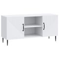 vidaXL TV skrinka Biela 102 x 34,5 x 50 cm Kompozitné drevo