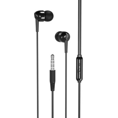Drôtové slúchadlá XO EP37 jack 3,5mm čierne