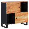 vidaXL Komoda s 2 dvierkami 80x33x75 cm masívna akácia