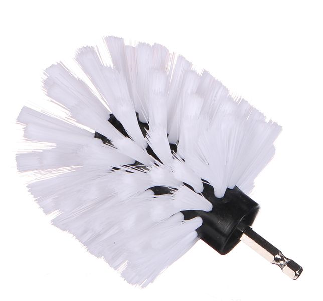 Kulatý kartáč na vrtačku pro čištění auta CAR DETAILING DRILL BRUSH ONE SOFT, měkký SIXTOL
