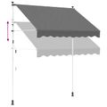 vidaXL Ručná skladacia markíza 180 g / m² polyester s PU povrchom