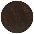 vidaXL Bistro stolík, MDF a oceľ, okrúhly, 60x75 cm, tmavý popolový