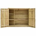 vidaXL Záhradná kôlňa 135x60x123 cm, impregnovaná borovica