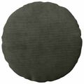vidaXL Poťah na podložku 2 pcs HEERLEN Antracitová Ø 30 cm manšestr