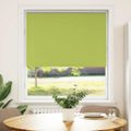 vidaXL Zatemňovacia roleta, listy zelené, 115x130 cm, šírka látky 110,7 cm, polyester