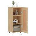 vidaXL Komoda dub sonoma 34,5x34x90 cm spracované drevo